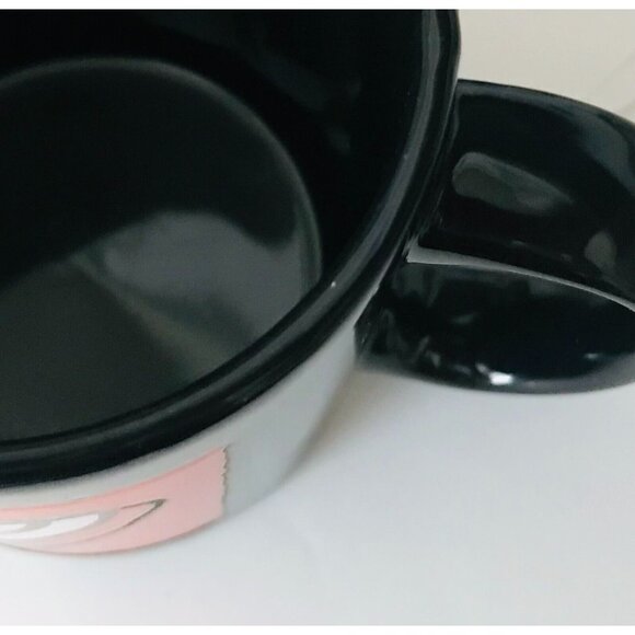 RARE Waechtersbach Germany Heart Mug Abstract Line Drawing Red Black HTF Ceramic - Picture 6 of 6